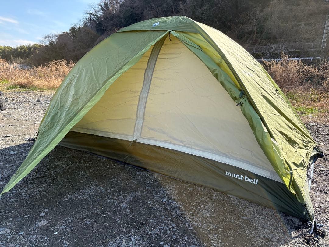 mont-bell クロノスドーム2 グリーン　専用グランドシート付き