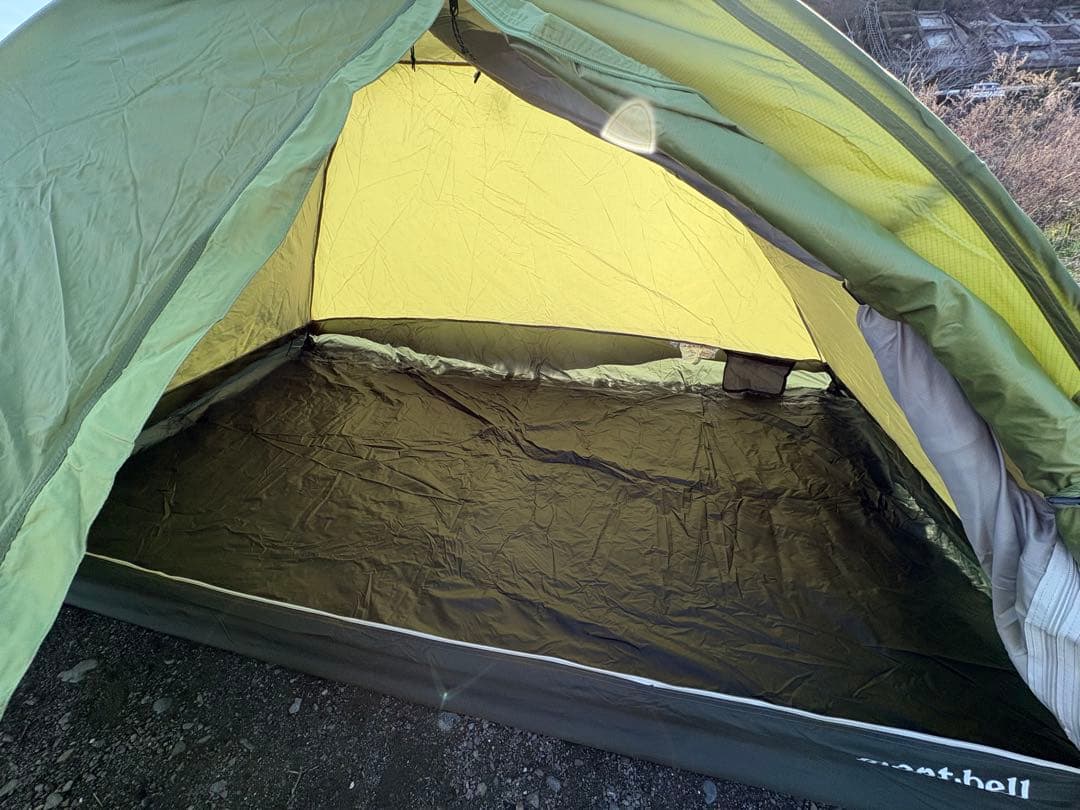 mont-bell クロノスドーム2 グリーン　専用グランドシート付き