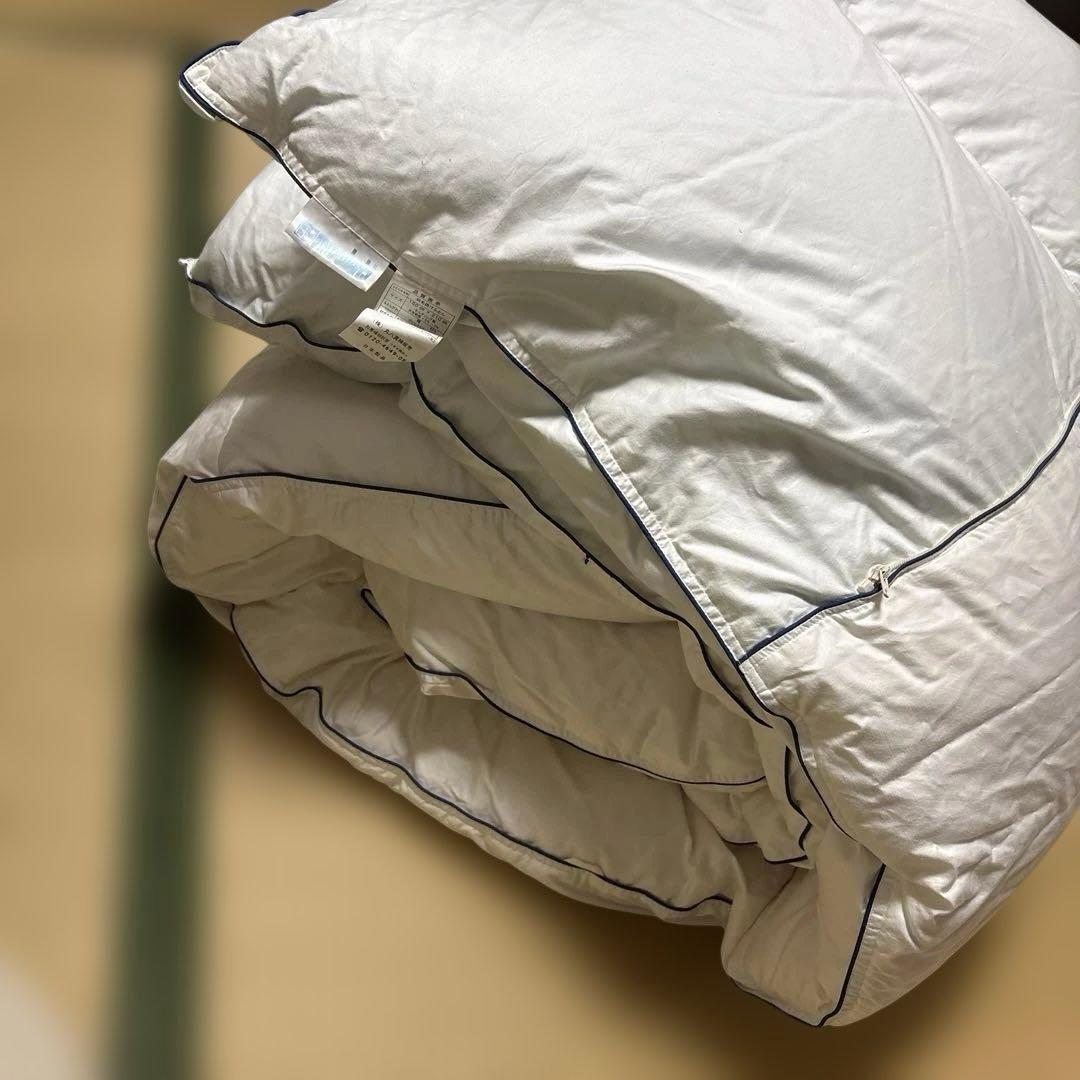 丸八真綿　羽毛布団　シングル