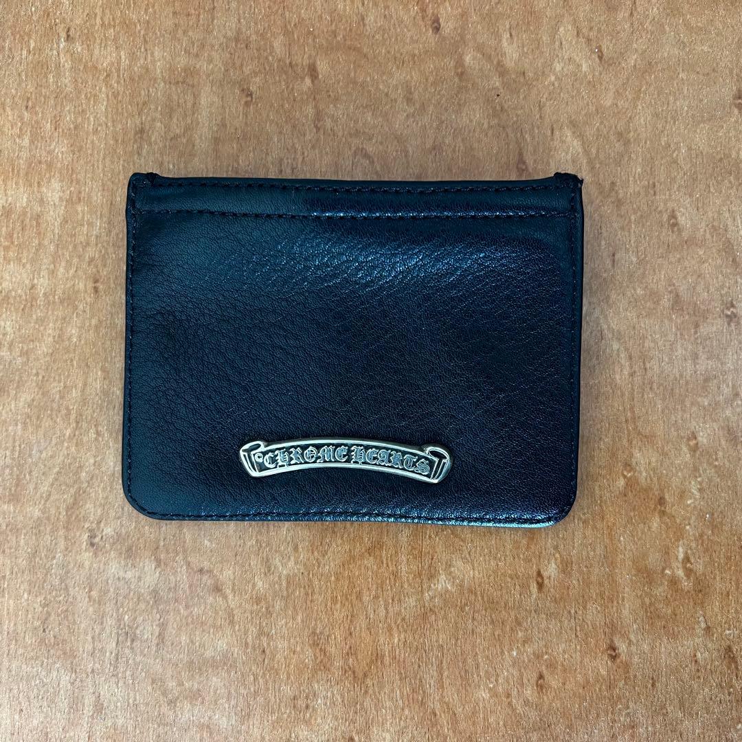 クロムハーツ　パース 3×4 ブラック ヘビーレザー