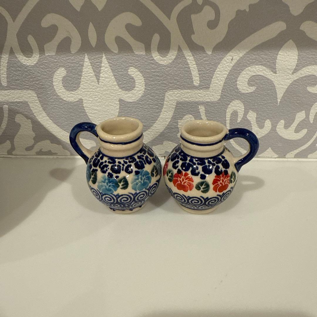 ポーリッシュポタリー　魚形　花瓶　おまとめ