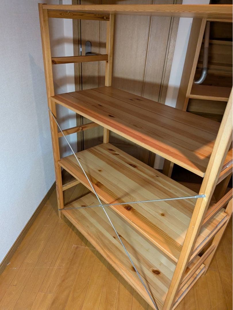 ■送料込■無印良品 MUJI パイン材ユニットシェルフ 木製家具 棚収納