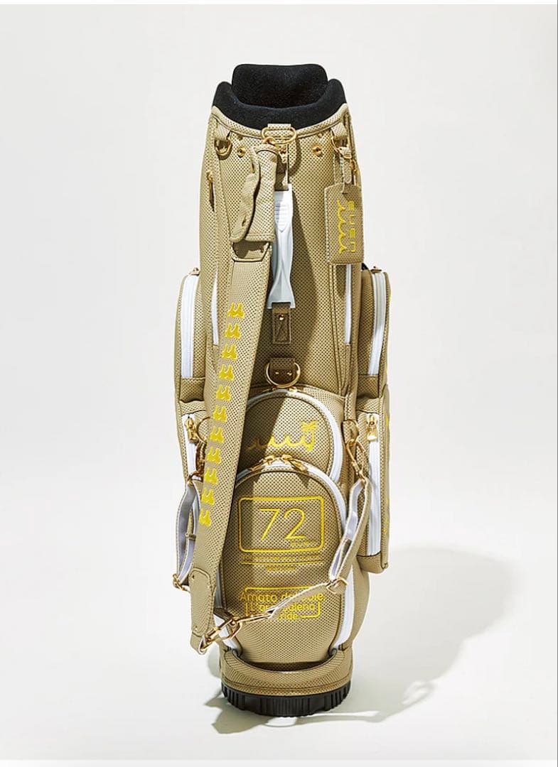 ムータマリン　超耐久レザー「コンティニュア」キャディバック ベージュ