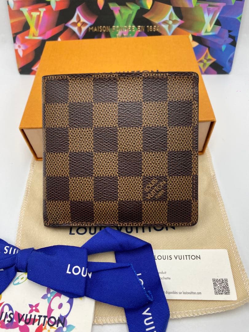 ✨極美品✨ ルイヴィトン ダミエ グラフィット ポルトフォイユマルコ 折り財布