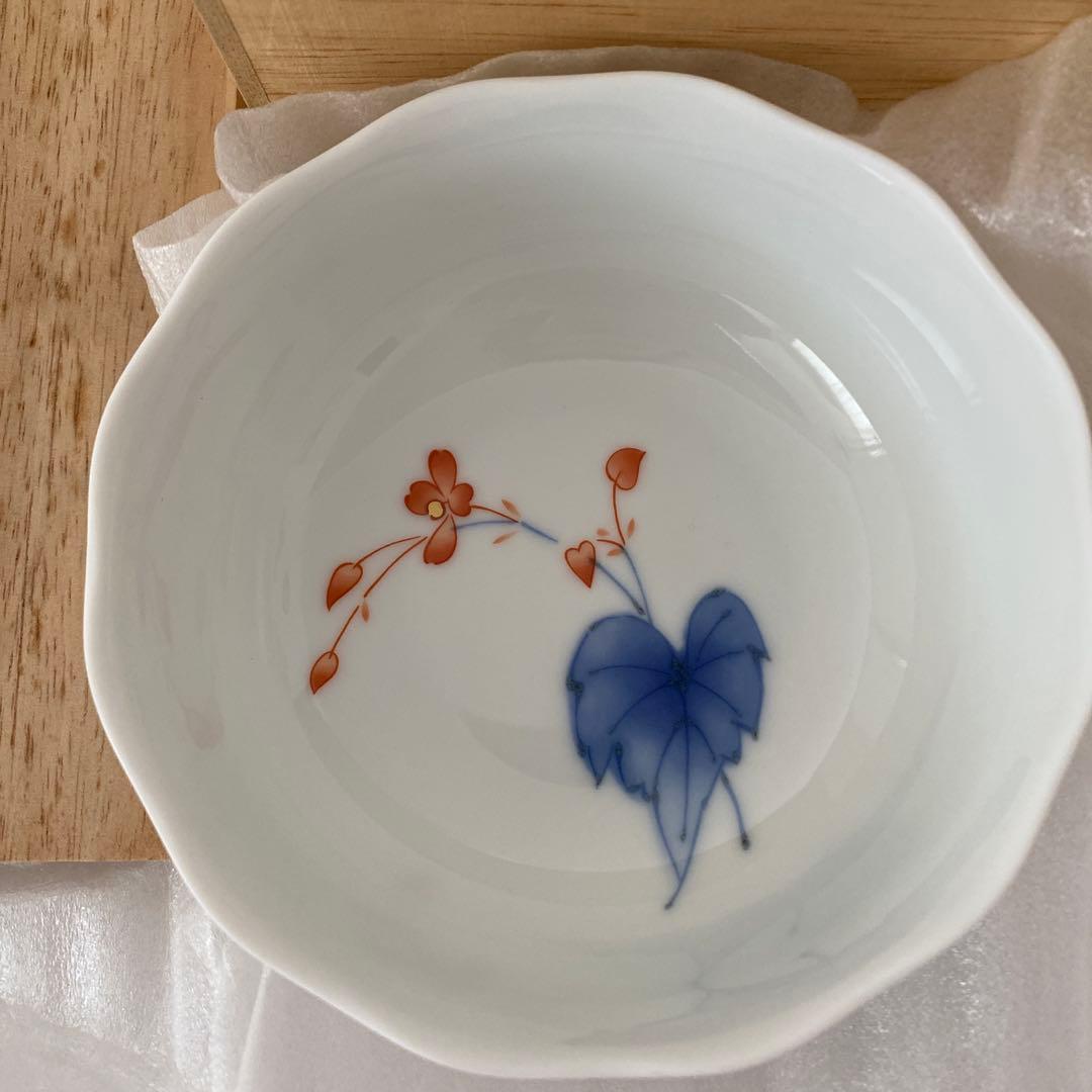 香蘭社 相思花　花と葉の小鉢 5個セット