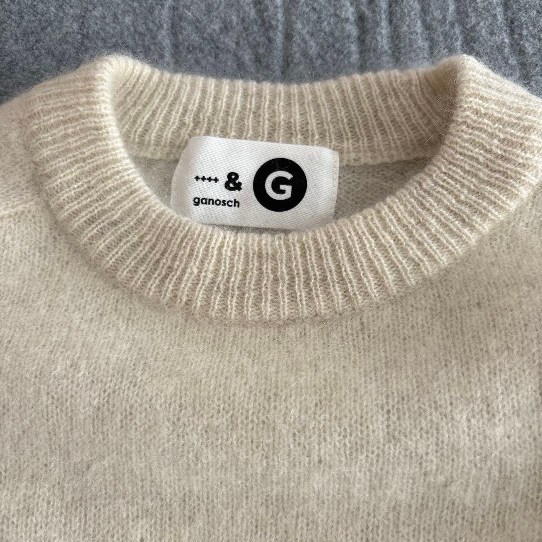 美品✨佐藤繊維　ganosch ヤク100% ニット　ふわふわ