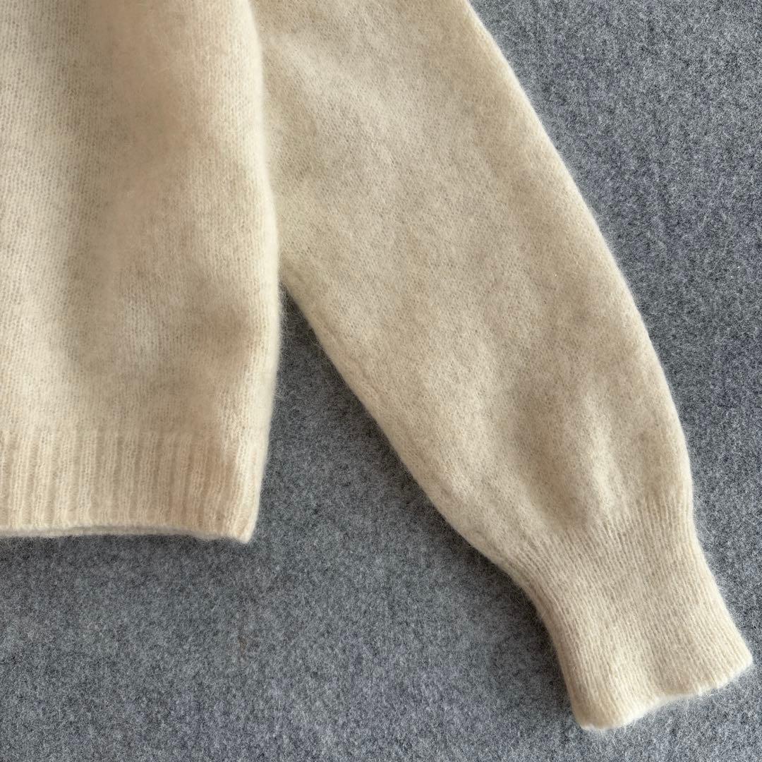 美品✨佐藤繊維　ganosch ヤク100% ニット　ふわふわ