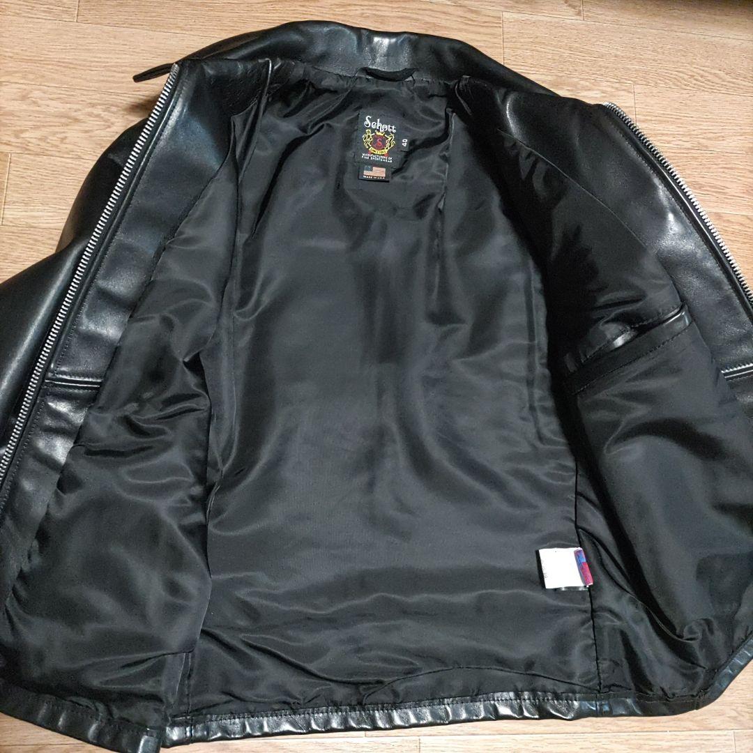 【40サイズ】Schott 103US レザートラッカージャケット
