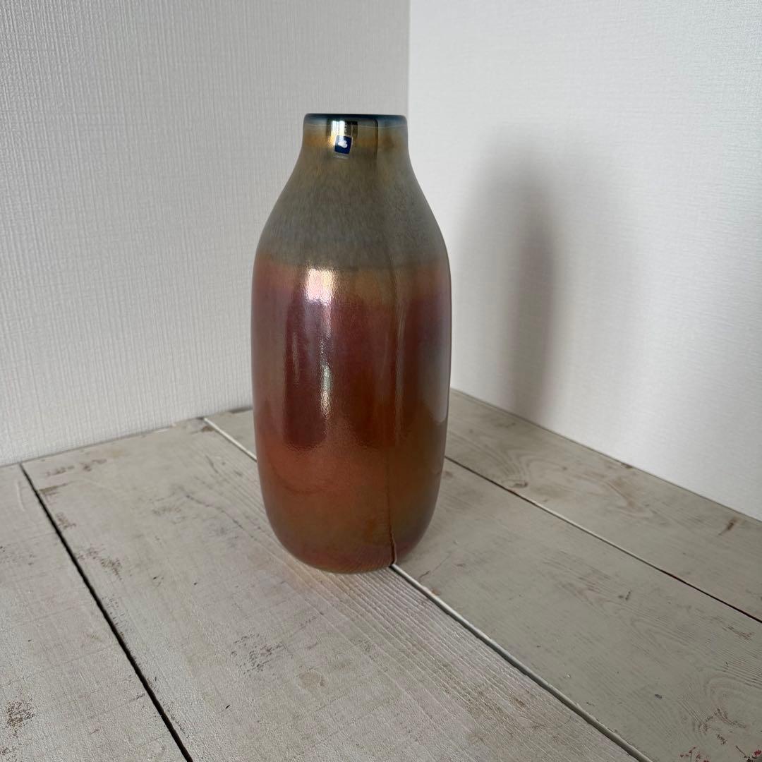 LEONARDO　フラワーベース　花器　ガラス　グラデーション