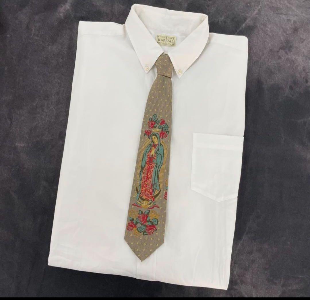 ほぼ未使用　直営店購入　kapital キャピタル シルクツイル マリアタイ