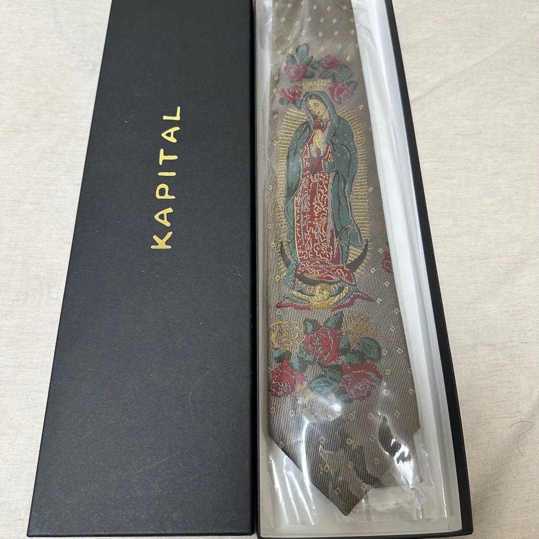 ほぼ未使用　直営店購入　kapital キャピタル シルクツイル マリアタイ