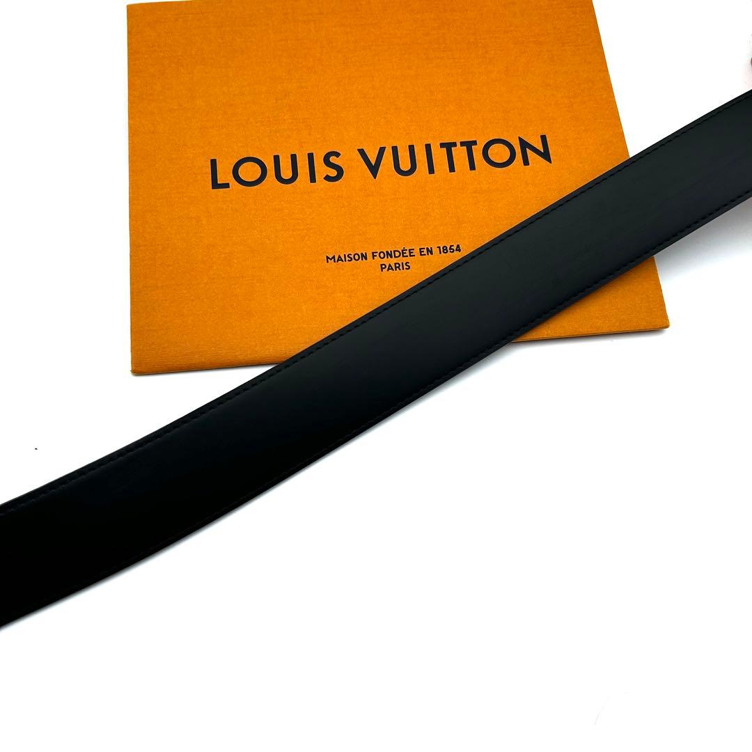 極美品 ルイヴィトン エクリプス ベルト M9044 ブラック メンズ