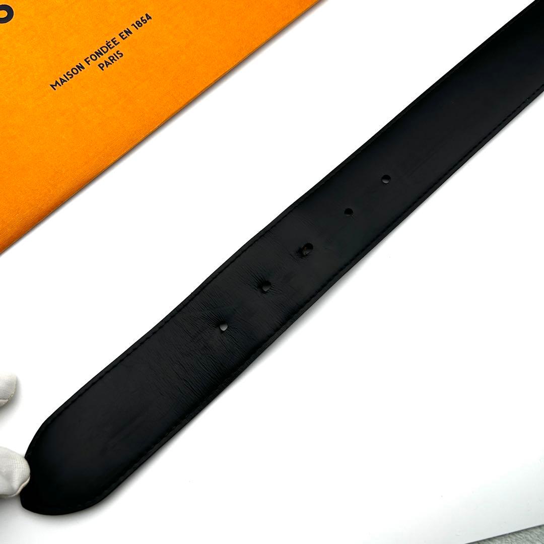 極美品 ルイヴィトン エクリプス ベルト M9044 ブラック メンズ