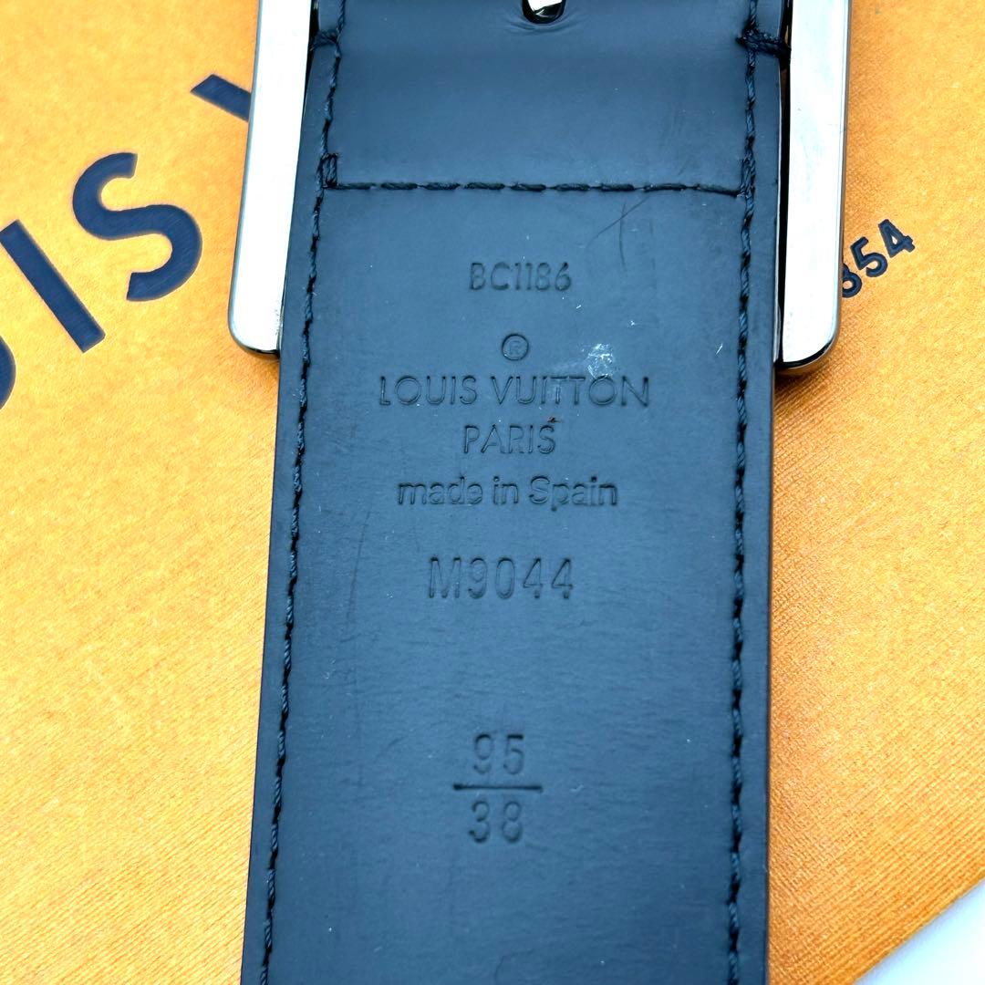 極美品 ルイヴィトン エクリプス ベルト M9044 ブラック メンズ