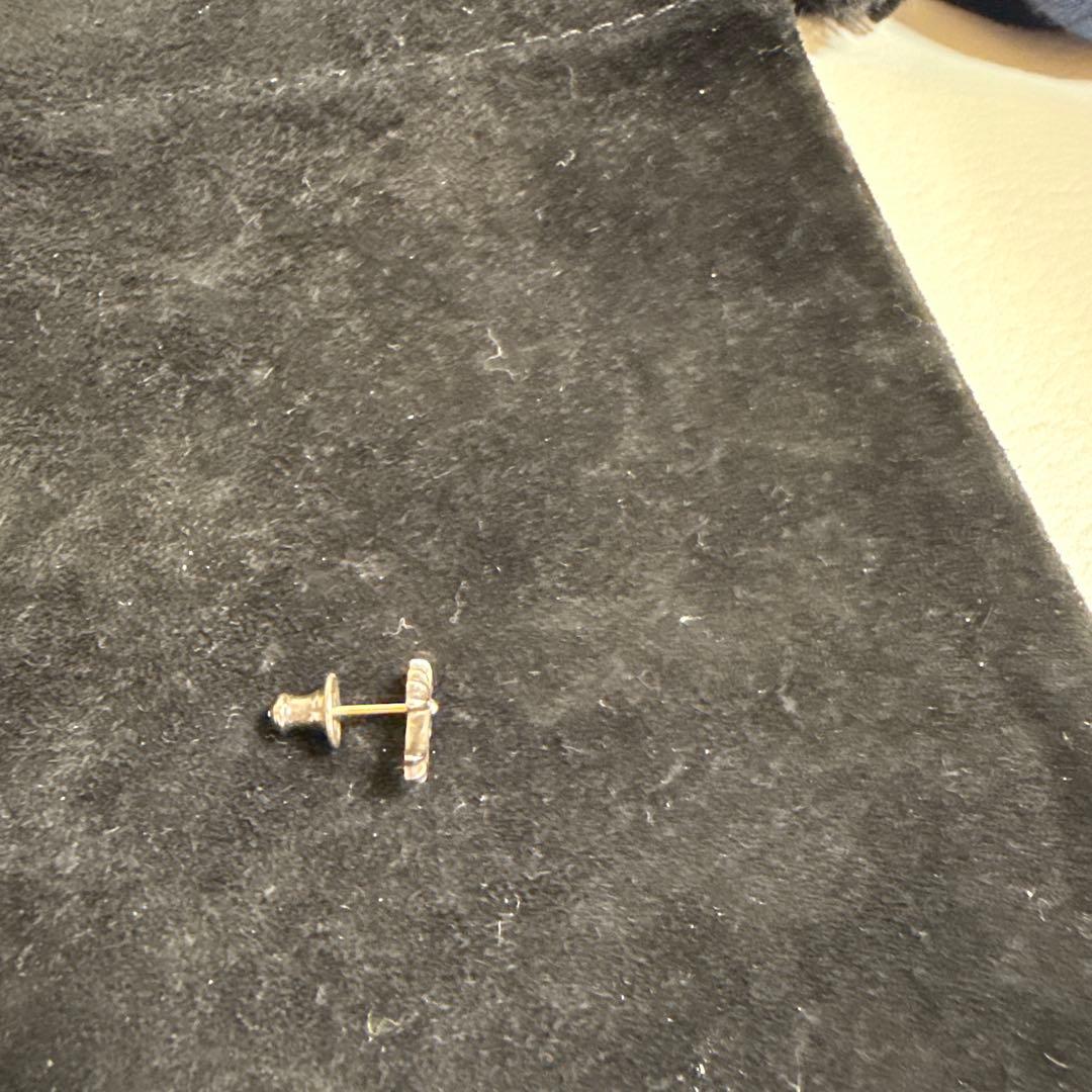 クロムハーツCH CRSS 2 FAT CHクロスファットスタッド ピアス1個