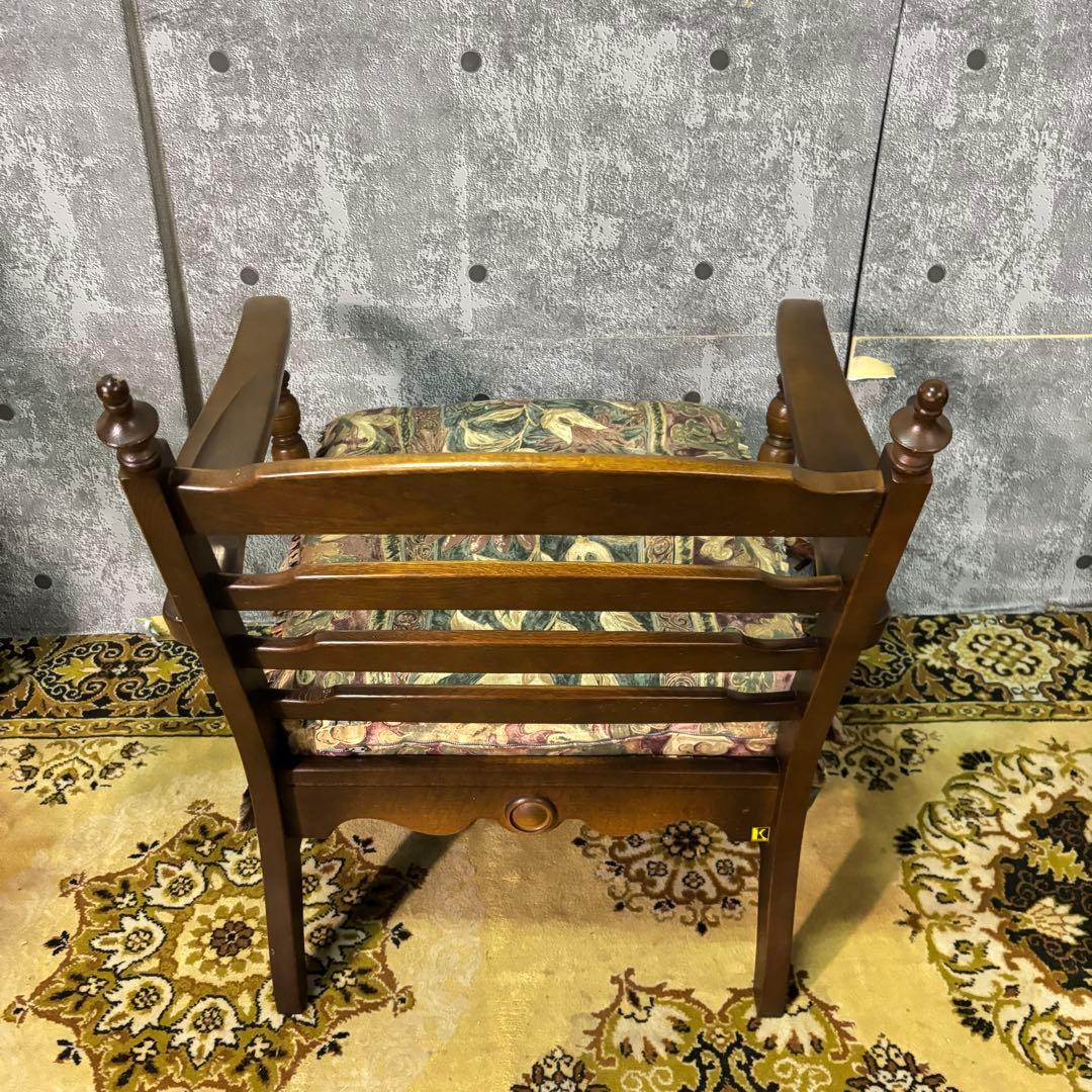 ꧁飛騨産業 HIDA꧂キツツキマーク 穂高 リビングチェア アーム ソファ 家具