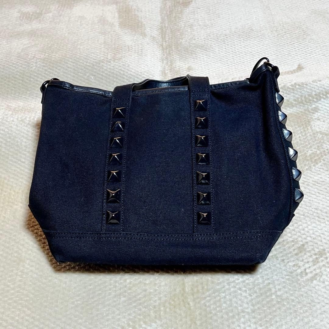 HYSTERIC GLAMOUR STUDS CANVAS クロスボディーバッグ