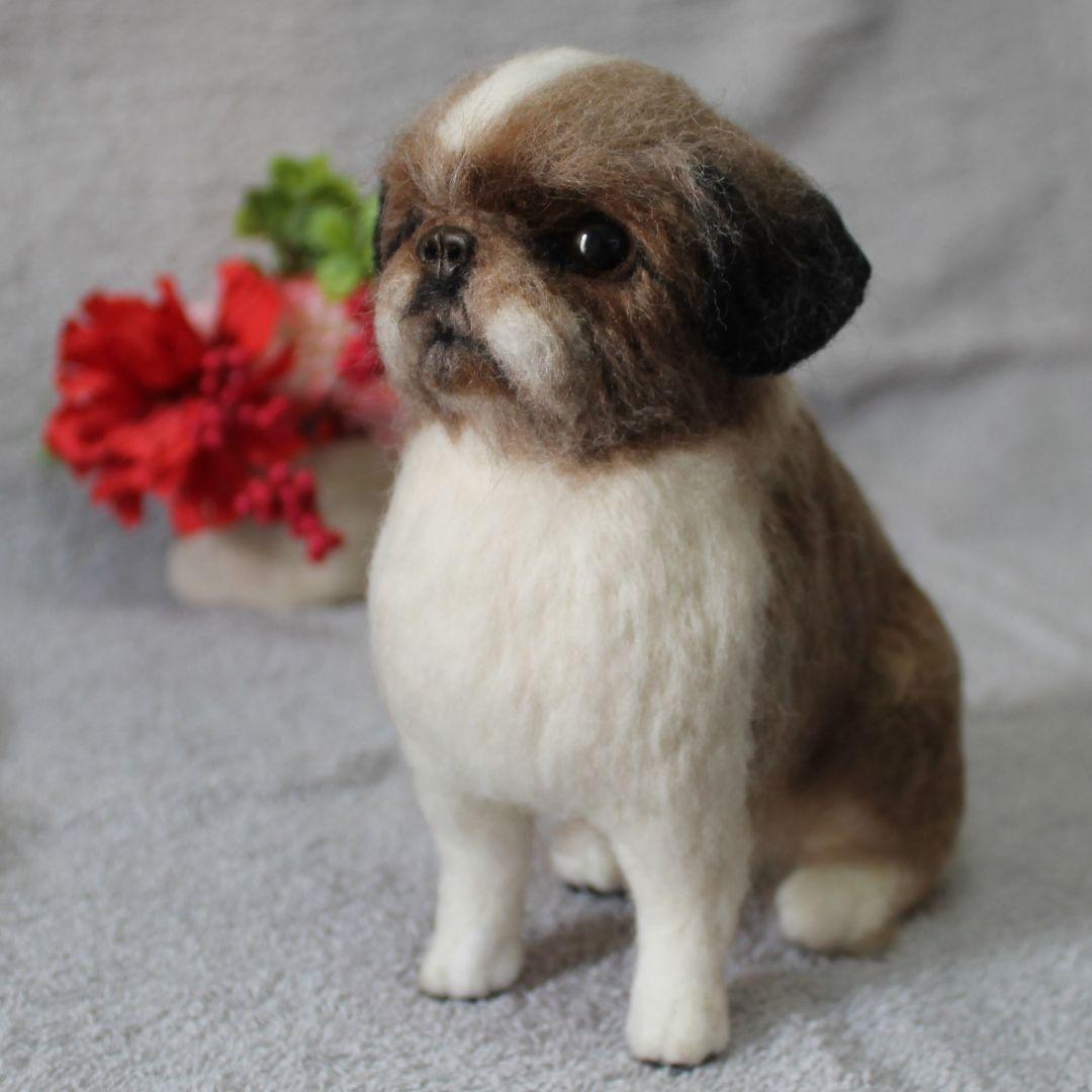 chiru(プロフィール必読)さま専用 羊毛フェルト リアルで可愛いワンちゃん