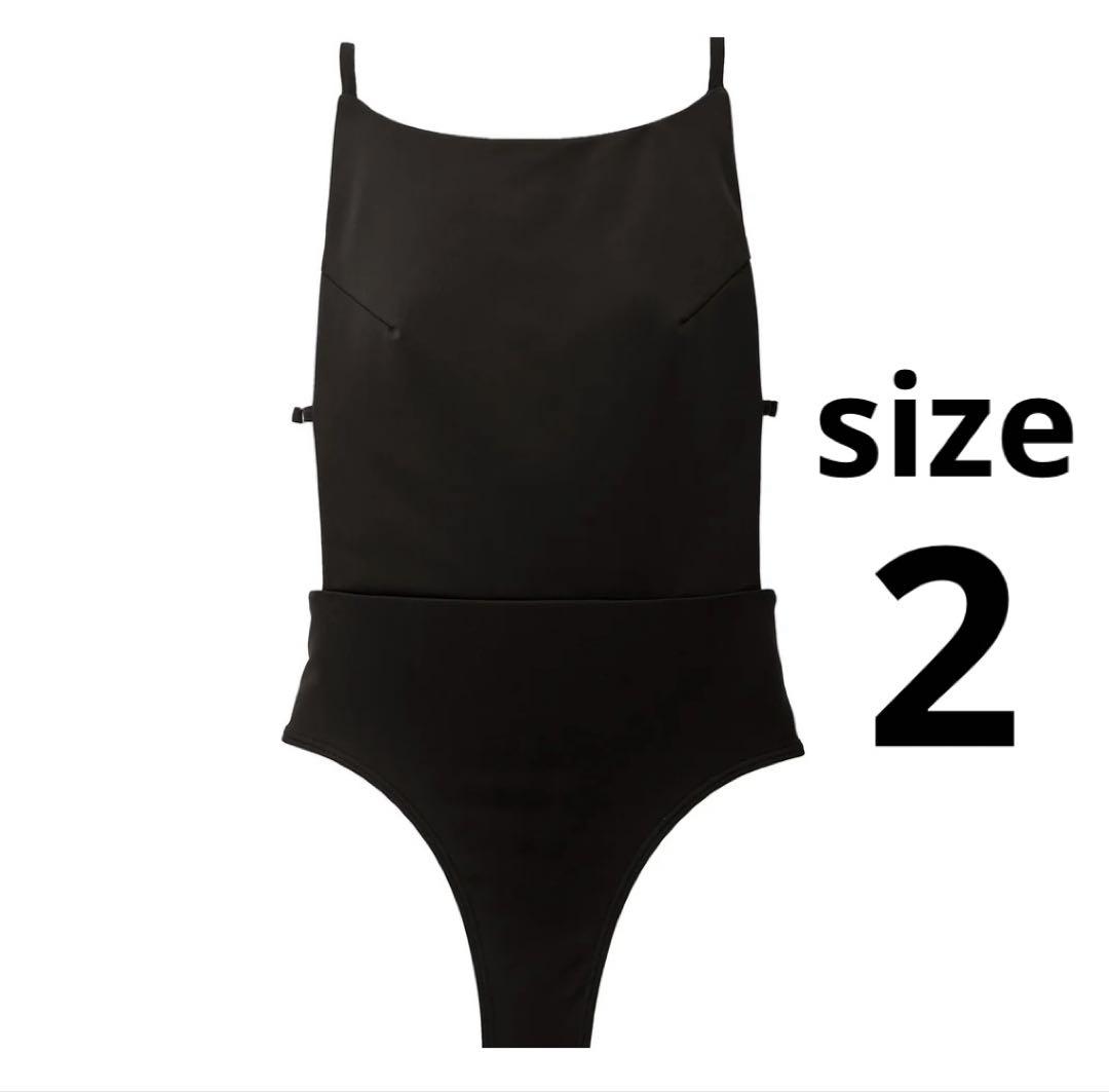 水着・ラッシュガード SISANDI SIDEOPENEDCLASSIC midnight black