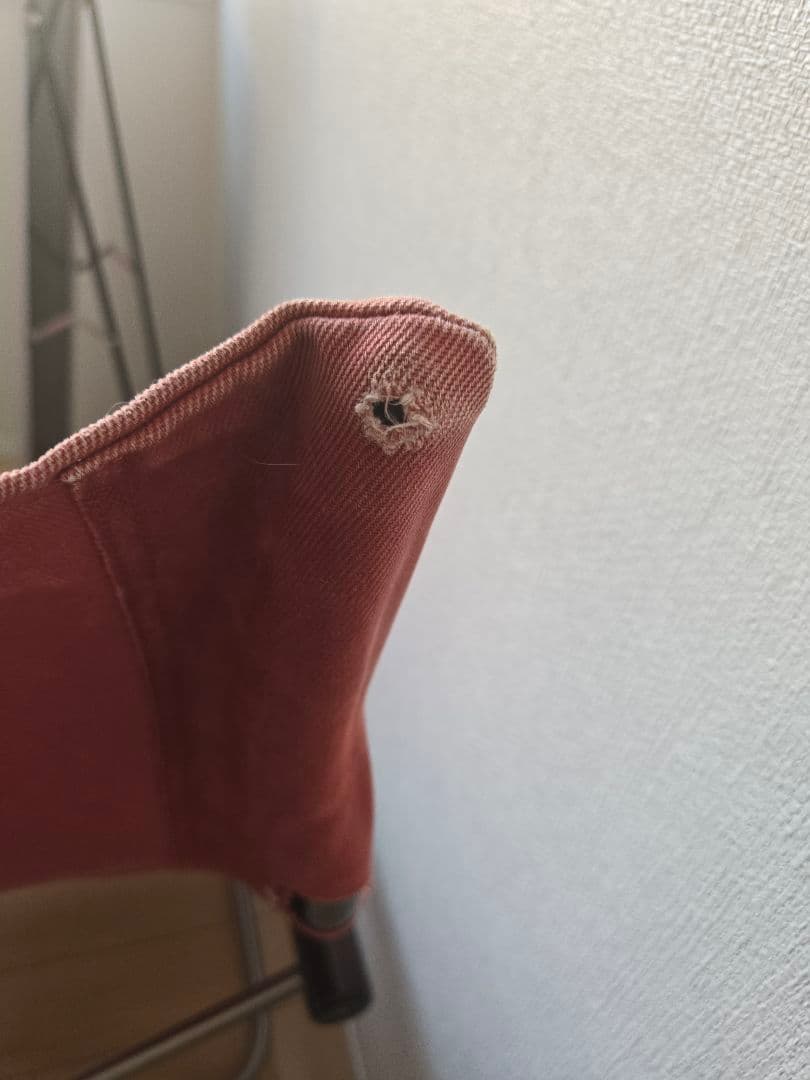 ニーチェアx レンガ/ダークブラウン注意！ 破れあり