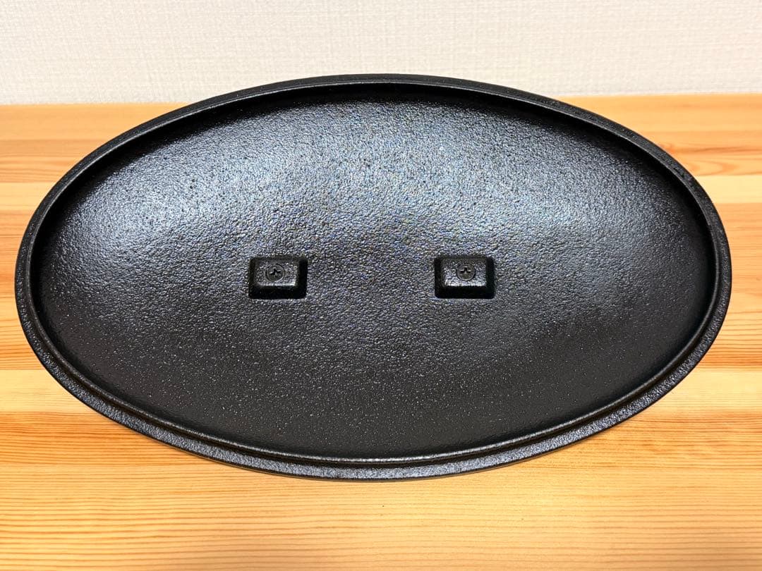 小笠原陸兆　蓋つきフィッシュパン　南部鉄器　鉄フライパン