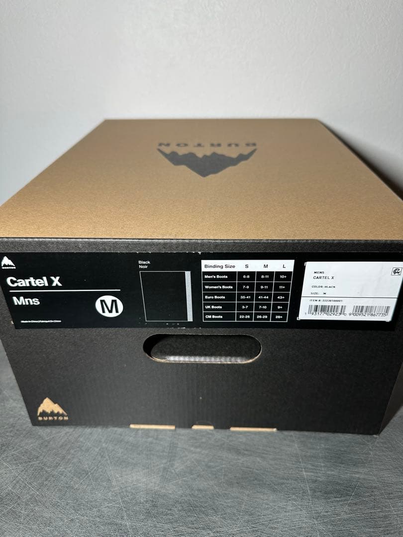 23-24 Cartel X Reflex バートン ビンディング ブラック M