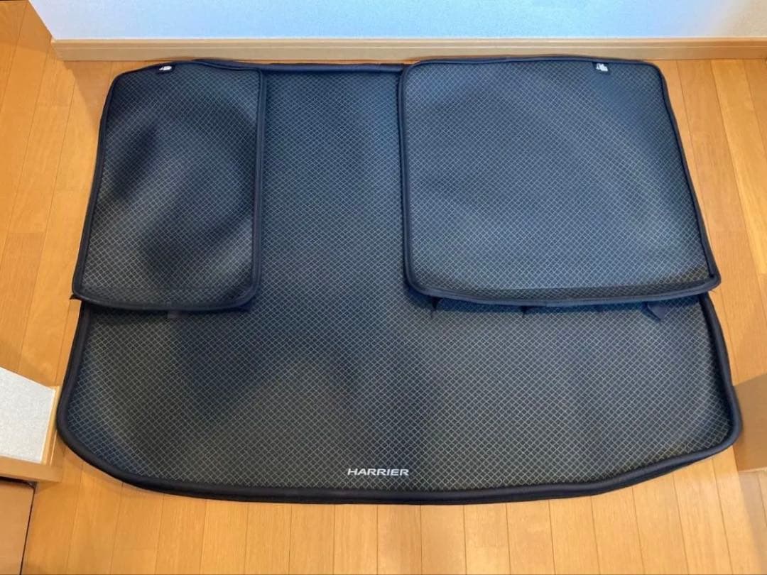美品 80系 ハリアー 純正 ラゲージソフトトレイセット ラゲッジマット