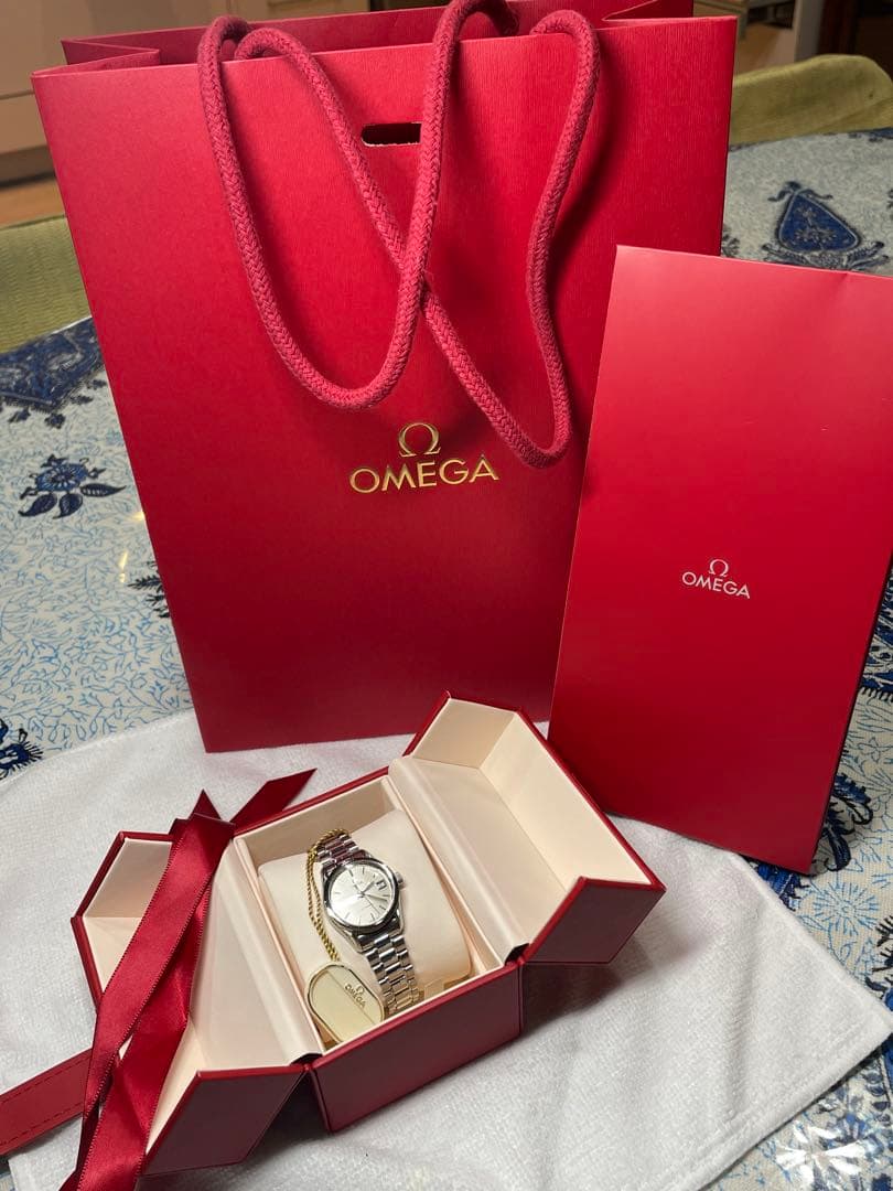 QZじゃない！OMEGA X'mas Present 自動巻　Seamaster