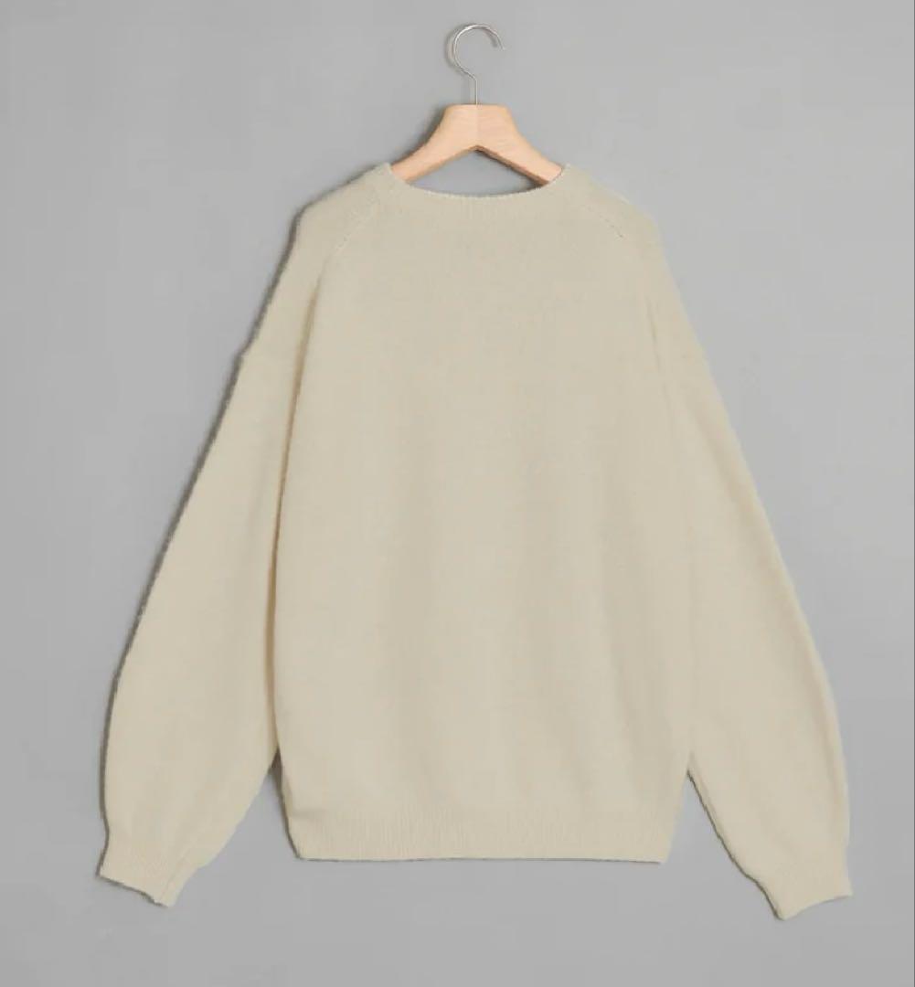 LiSALiSAashiyaリサリサ芦屋ishi ラクーン混コンフォートニット