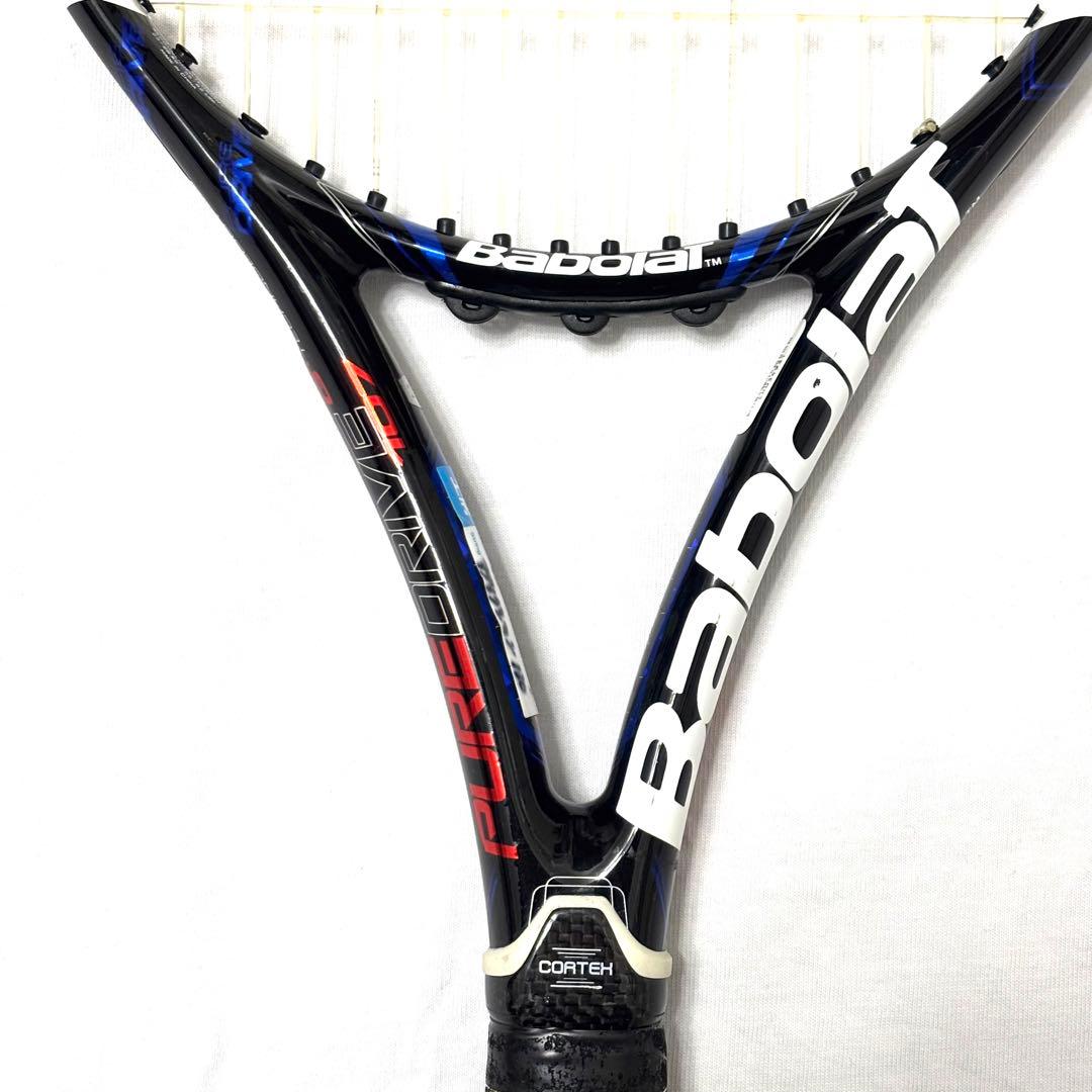 極美品 バボラ Babolat ピュアドライブ 107 硬式 テニスラケット