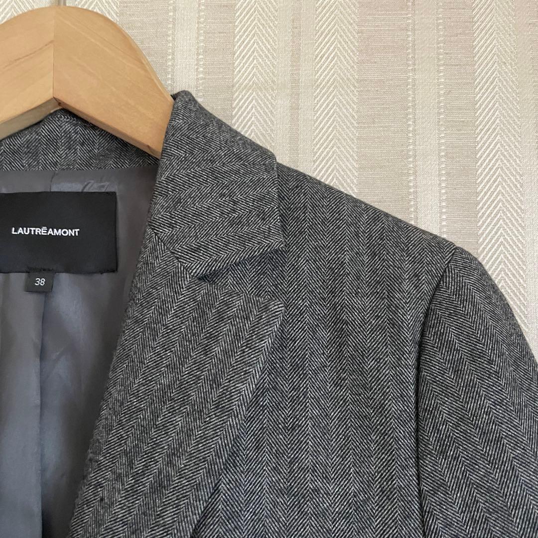 専用！美品LAUTREAMONT秋冬物ストレッチテーパードパンツスーツ38,36