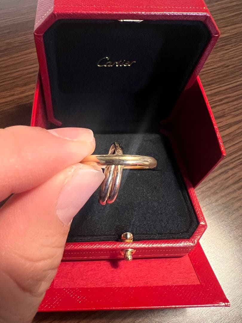 最終価格！Cartier、トリニティリング、サイズ15.5