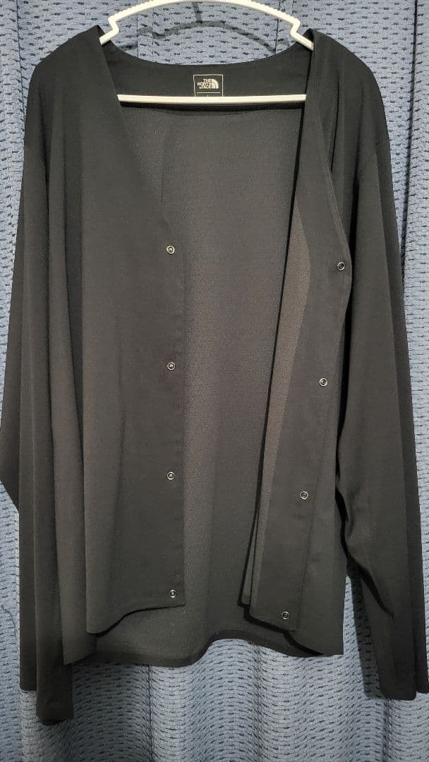 THE NORTH FACE テックラウンジカーディガン ブラック Lサイズ