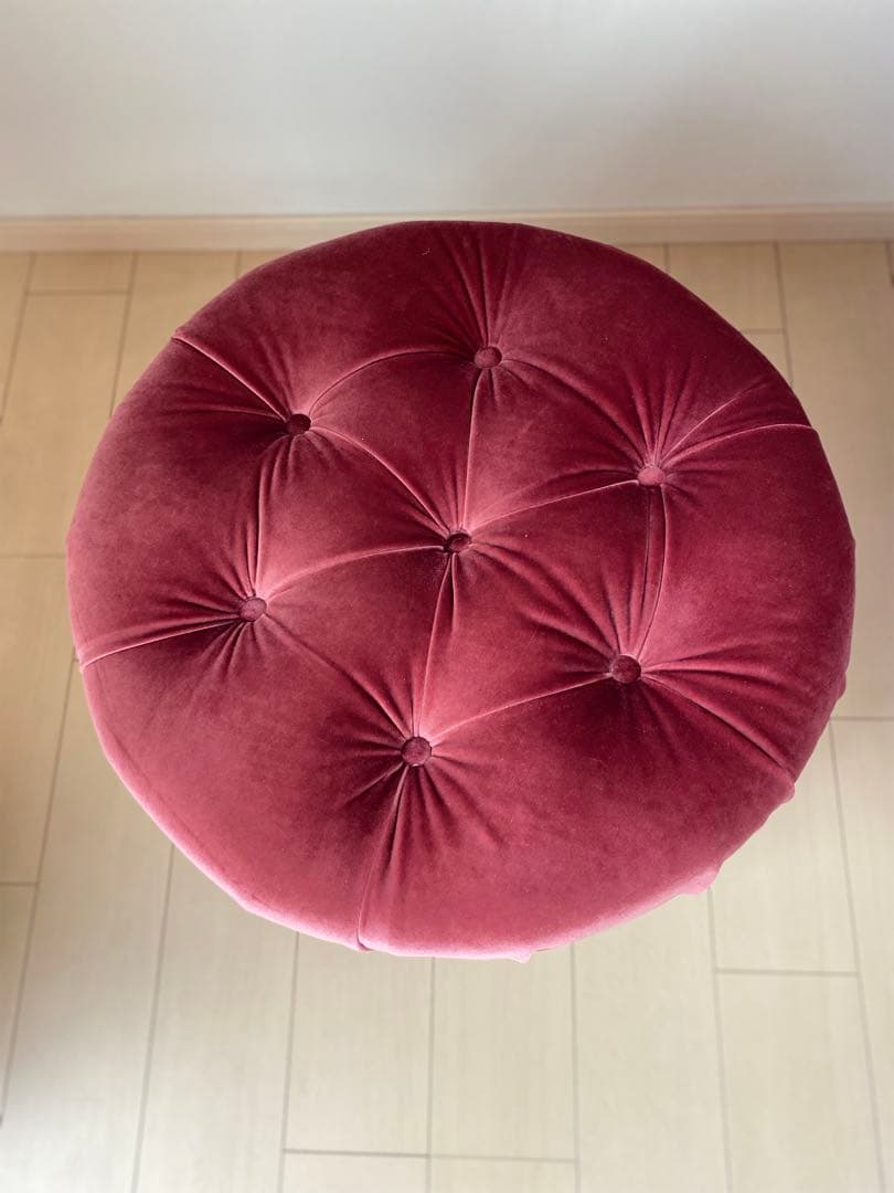 ジェニファーテイラー　ベルベット オットマン　スツール