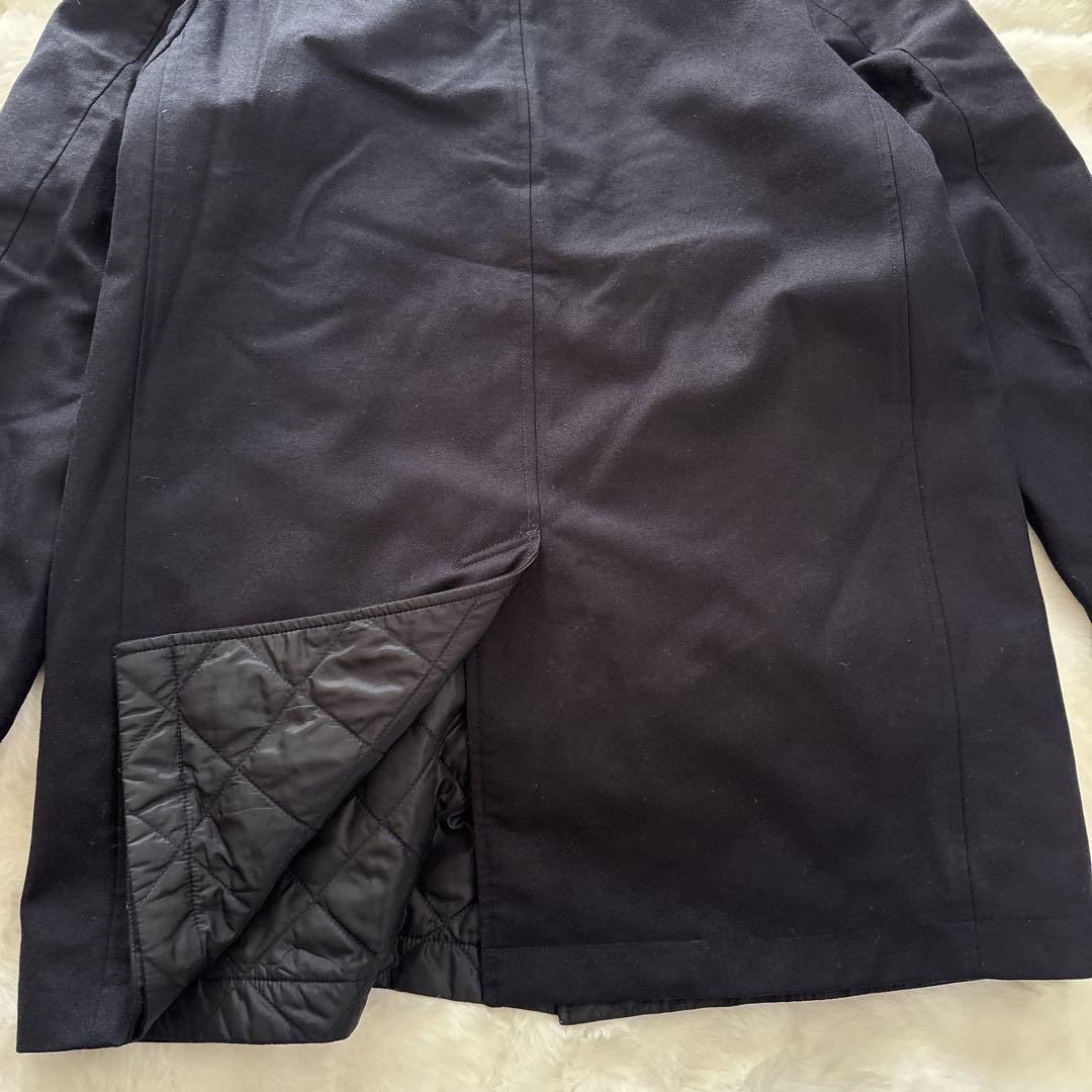 マッキントッシュフィソロフィー リバーシブル ステンカラーコート ネイビー 38