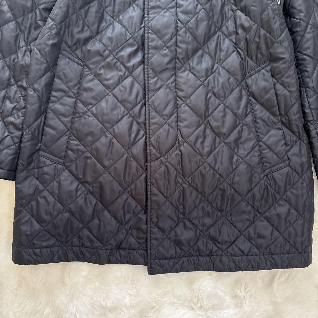 マッキントッシュフィソロフィー リバーシブル ステンカラーコート ネイビー 38