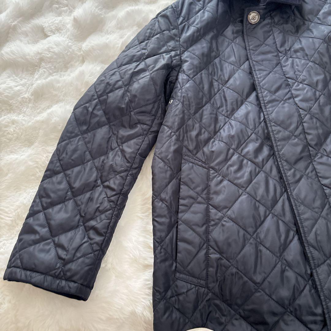 マッキントッシュフィソロフィー リバーシブル ステンカラーコート ネイビー 38