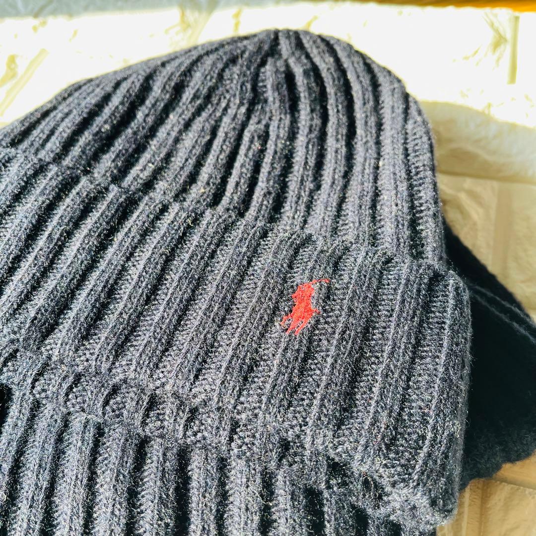 【新品】Polo Ralph Lauren マフラーとニット帽セット　クリスマス