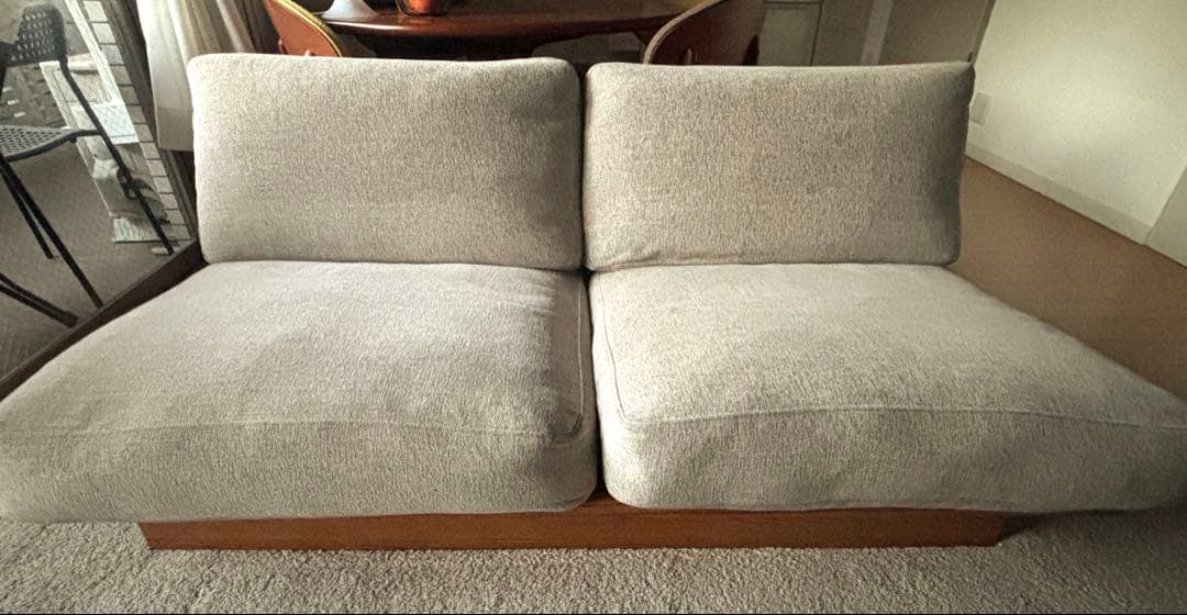 モモナチュラル CLOUD LOW SOFA 2P クラウドローソファ