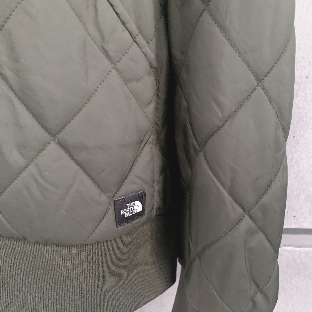 ノースフェイス　キルティングジャケット　カーキ　メンズXL
