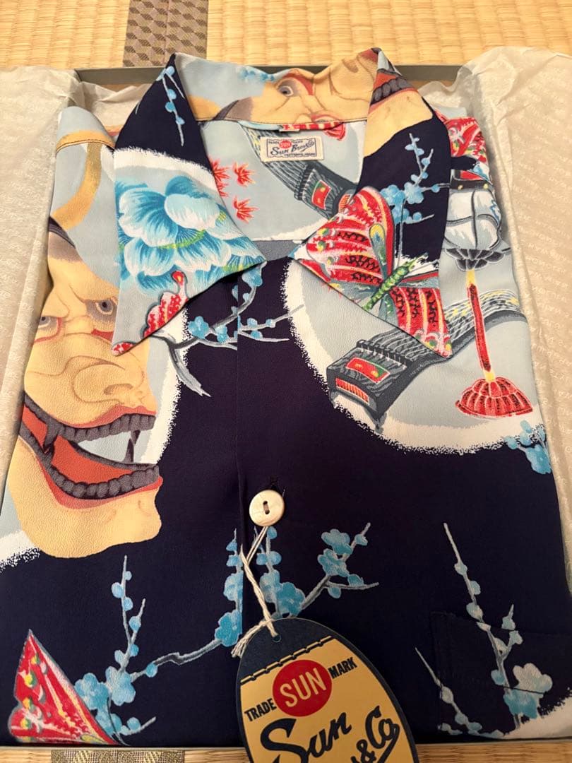 未使用 サンサーフ スペシャルエディション アロハシャツ M SS38105