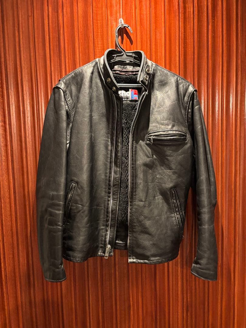 schottシングルライダースジャケット 641