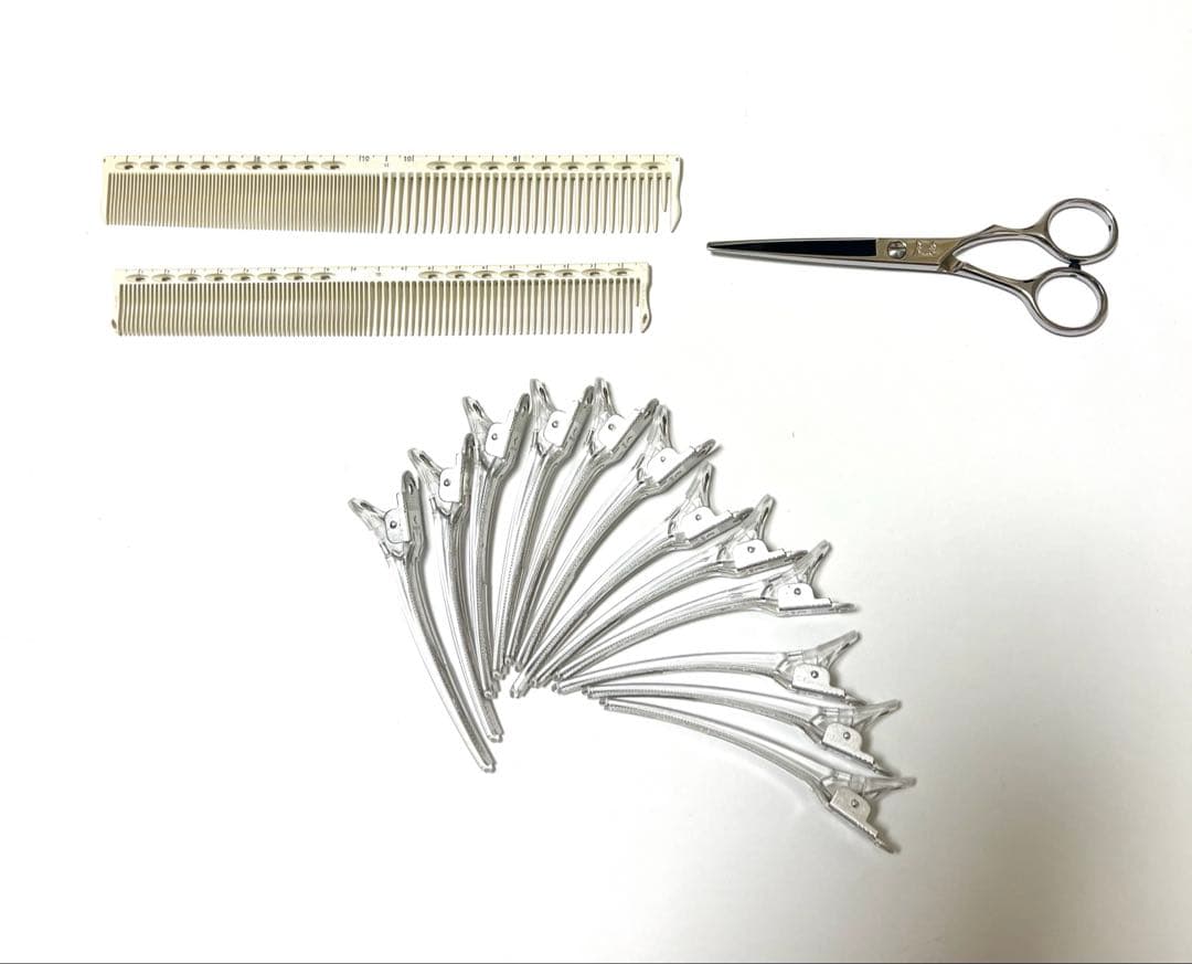 美容師国家試験　シザーセット　シザー、コーム、ダッカール