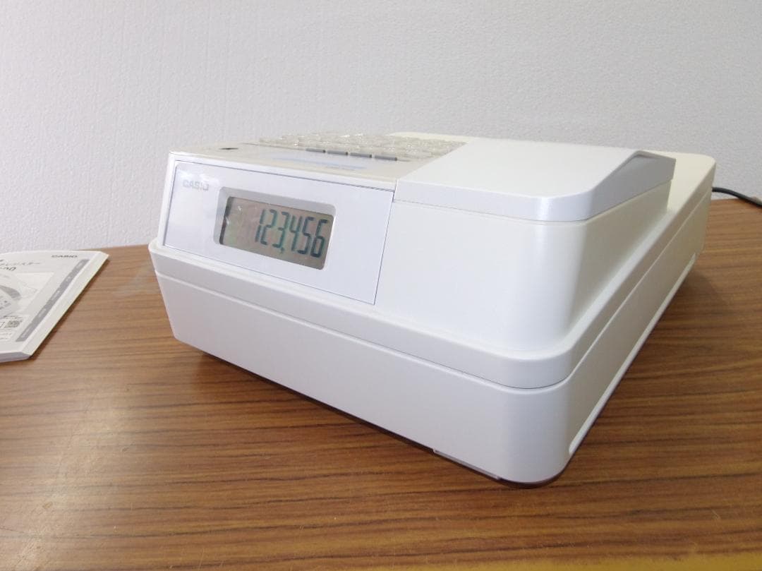 CASIO SR-S200-WE レジスター届いてすぐ使える設定無料250412