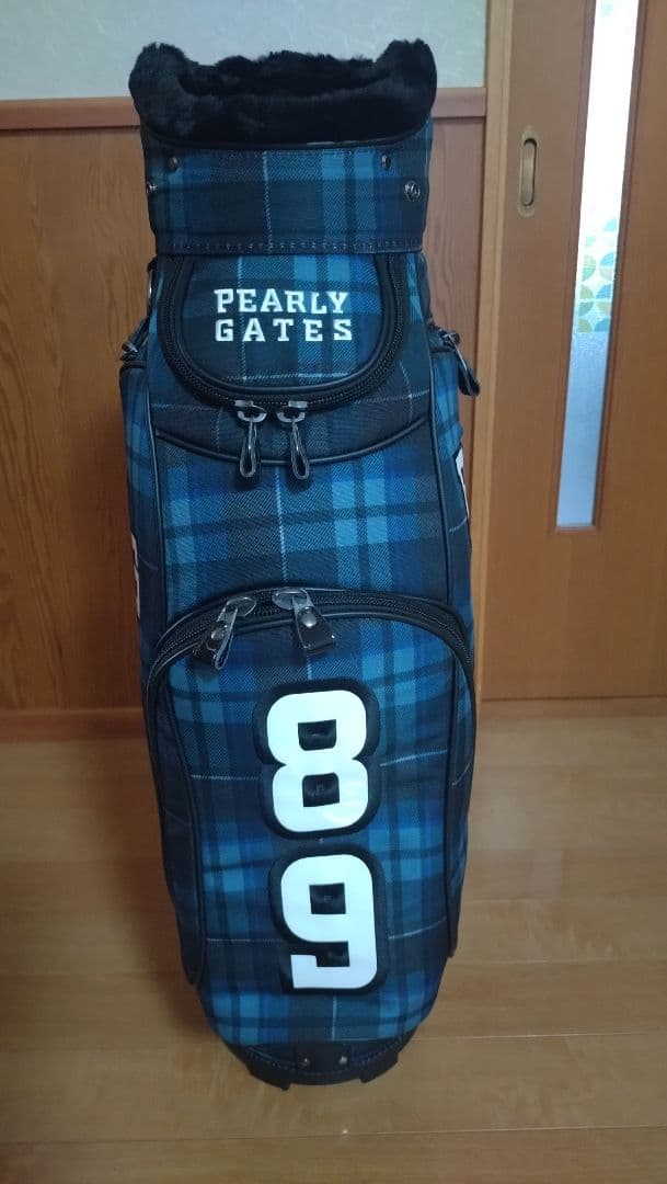 パーリーゲイツ キャディバッグ タータンチェック ブラックウォッチチェック