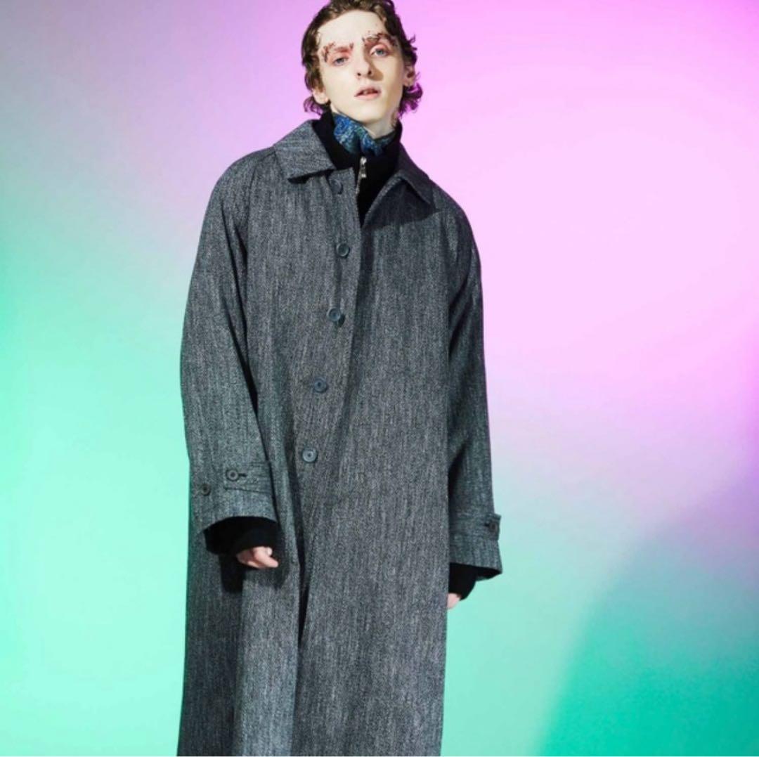 MAISON SPECIAL ヘリンボーン　ステンカラーコート