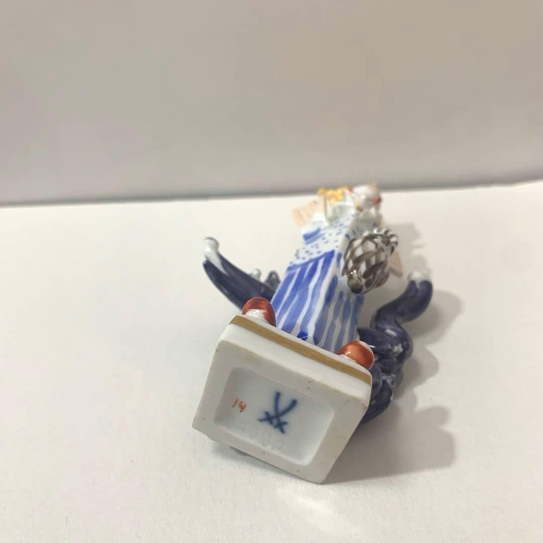 マイセン 手捻り人形 赤頭巾ちゃん