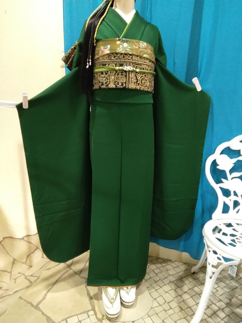 振袖フルセット、正絹振袖、成人式、帯揚げ帯締め、西陣高級袋帯、長襦袢、