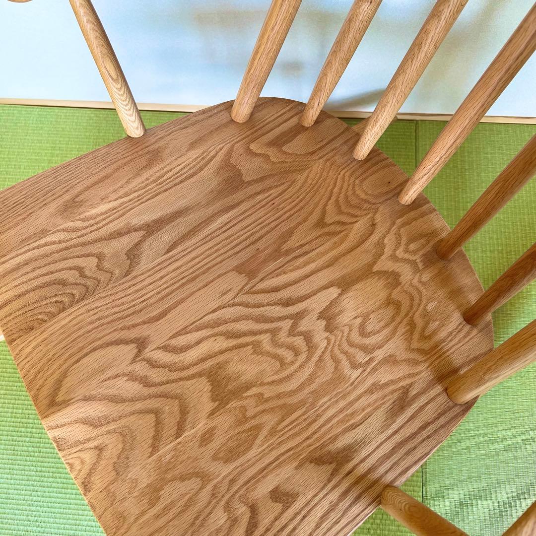 数回使用程度 ナガノインテリア ロッキングチェア LC318-1P RO-HO