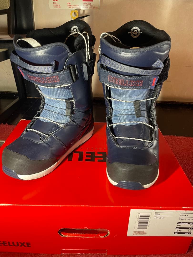 DEELUXE EDGE proスノーボードブーツ ネイビー